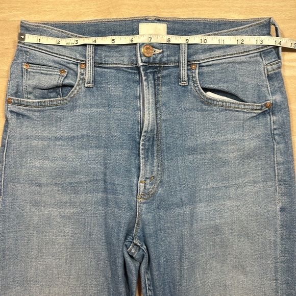 MOTHER High Waisted Rider Ankle in Kiss and Make Up Again Sz 28 - Picture 14 of 16
